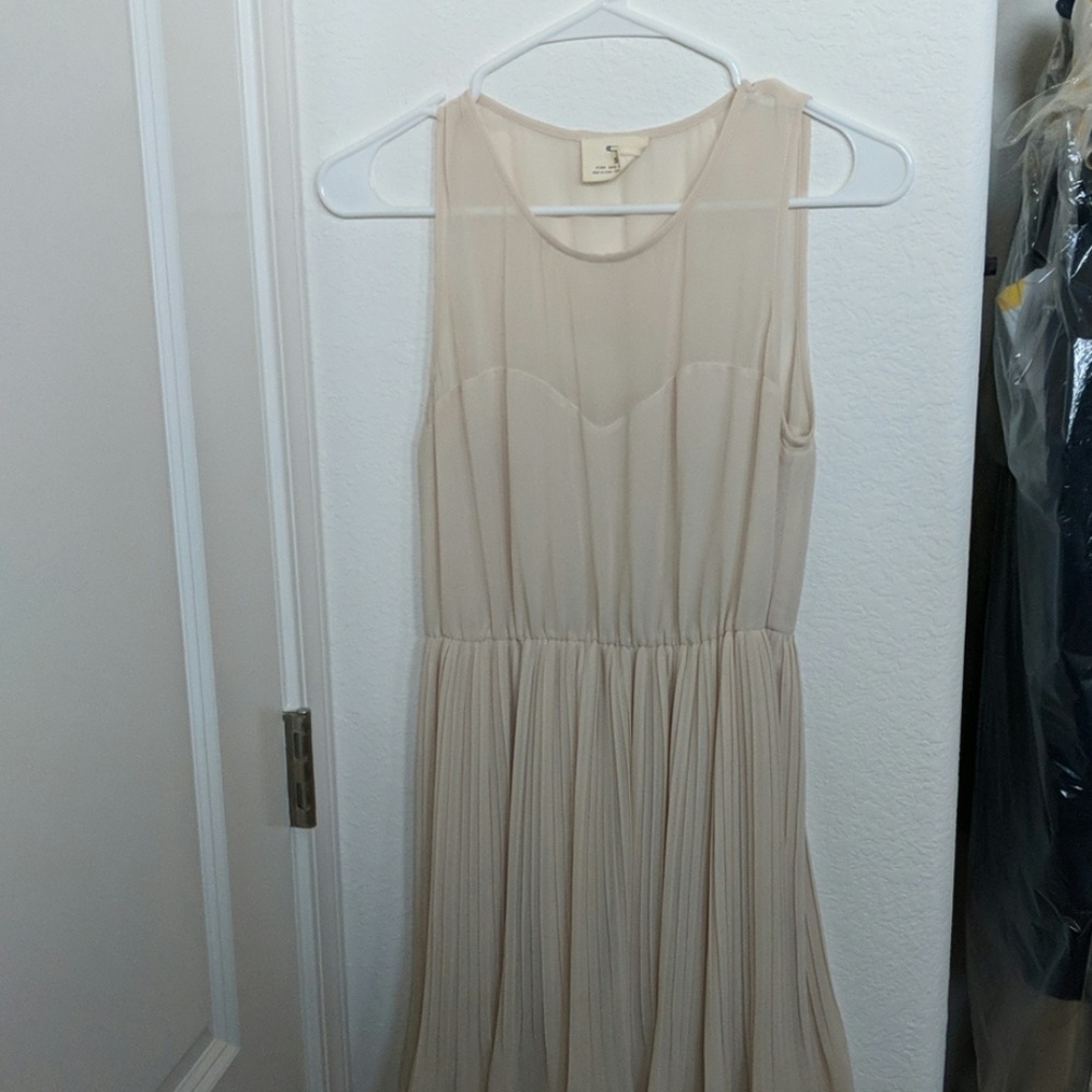 Creme dress - mid length